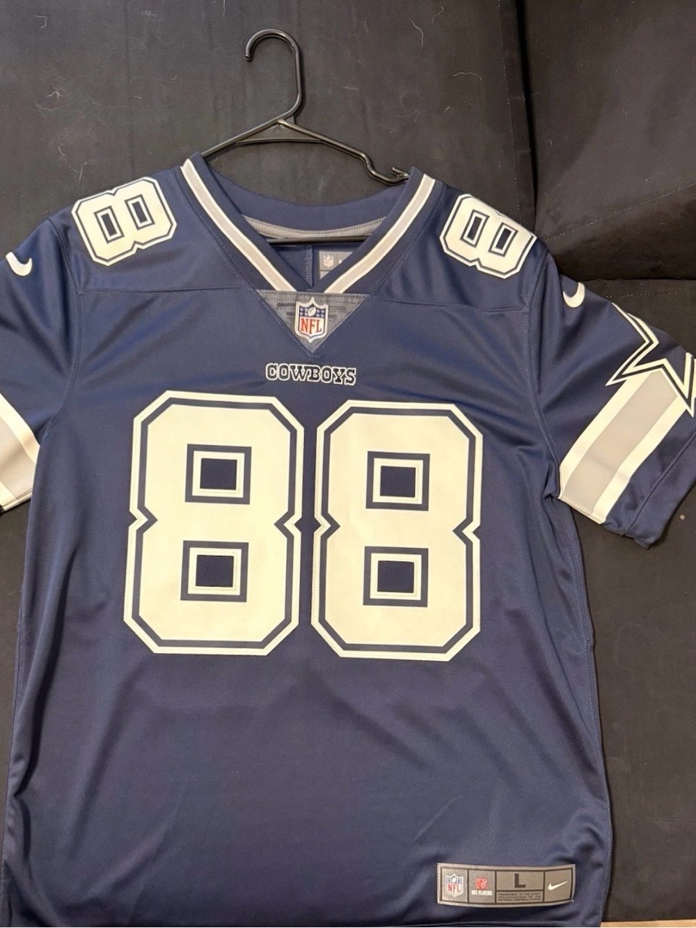 Nike Vapor Fuse Dallas Cowboys #88 Jersey in Navy and White